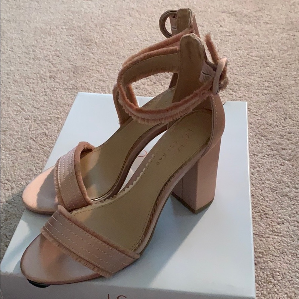 Blush colored heels